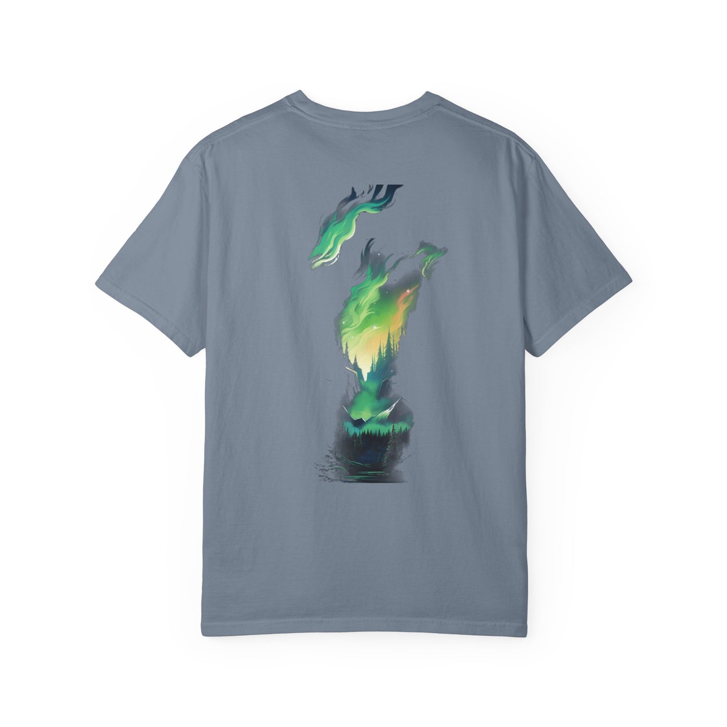 Northern Lights Forest Garment-Dyed Tee Aurora