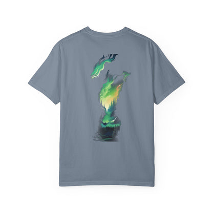 Northern Lights Forest Garment-Dyed Tee Aurora