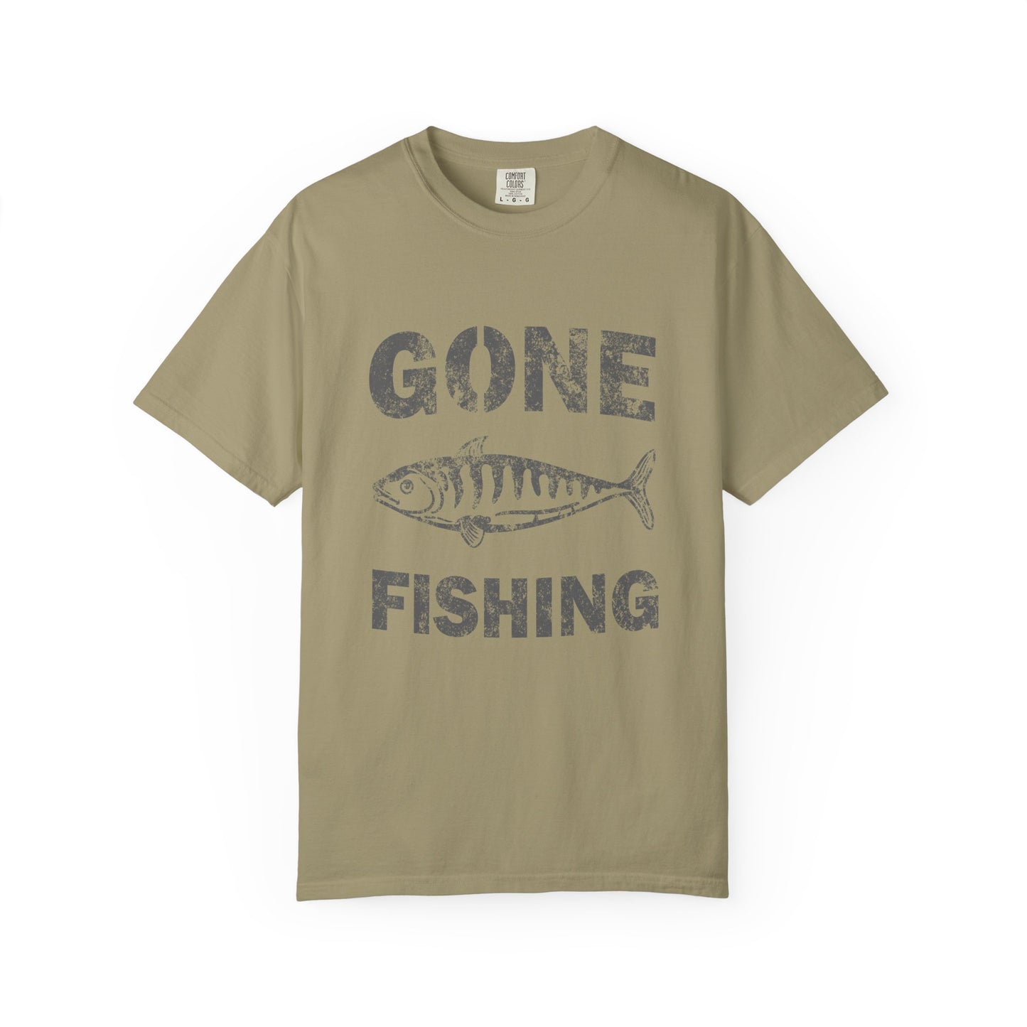 Gone Fishing Heavyweight Garment-Dyed Vintage Tee