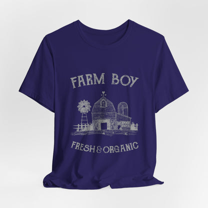 Farm Boy T-Shirt Fresh & Organic Barn Tee