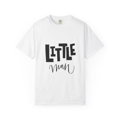 Little Man Tee Cute Toddler Boy Garment-Dyed