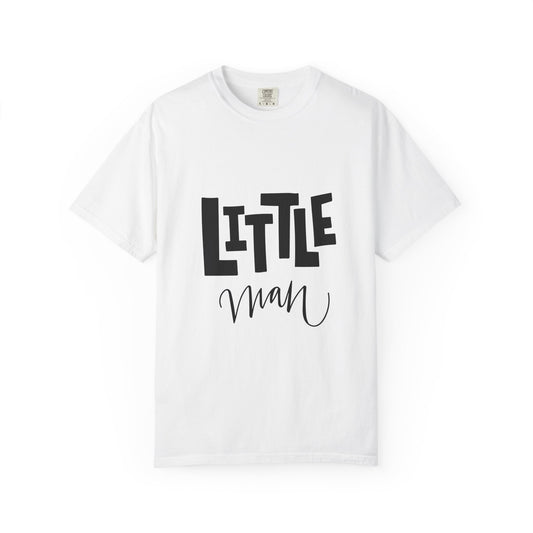Little Man Tee Cute Toddler Boy Garment-Dyed