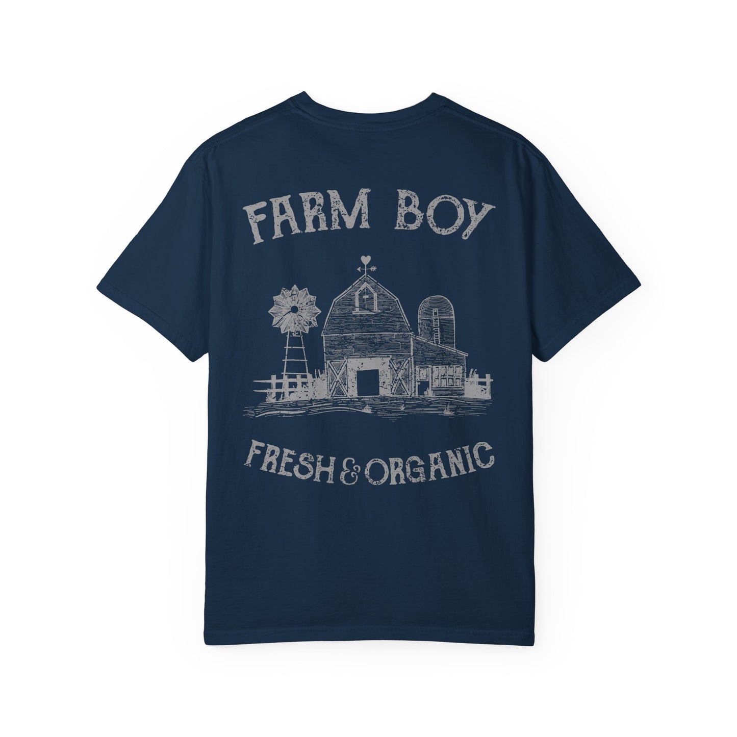 Farm Boy Tee Vintage Barn Garment-Dyed Shirt