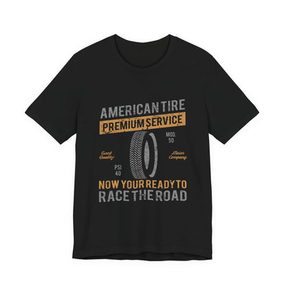 Retro American Tire T-Shirt Race the Road
