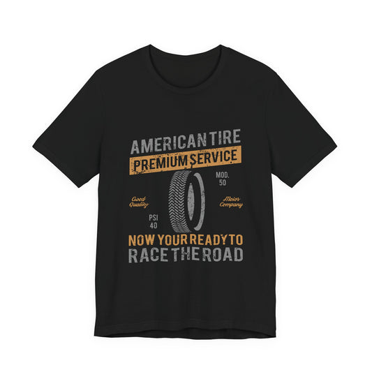 Retro American Tire T-Shirt Race the Road