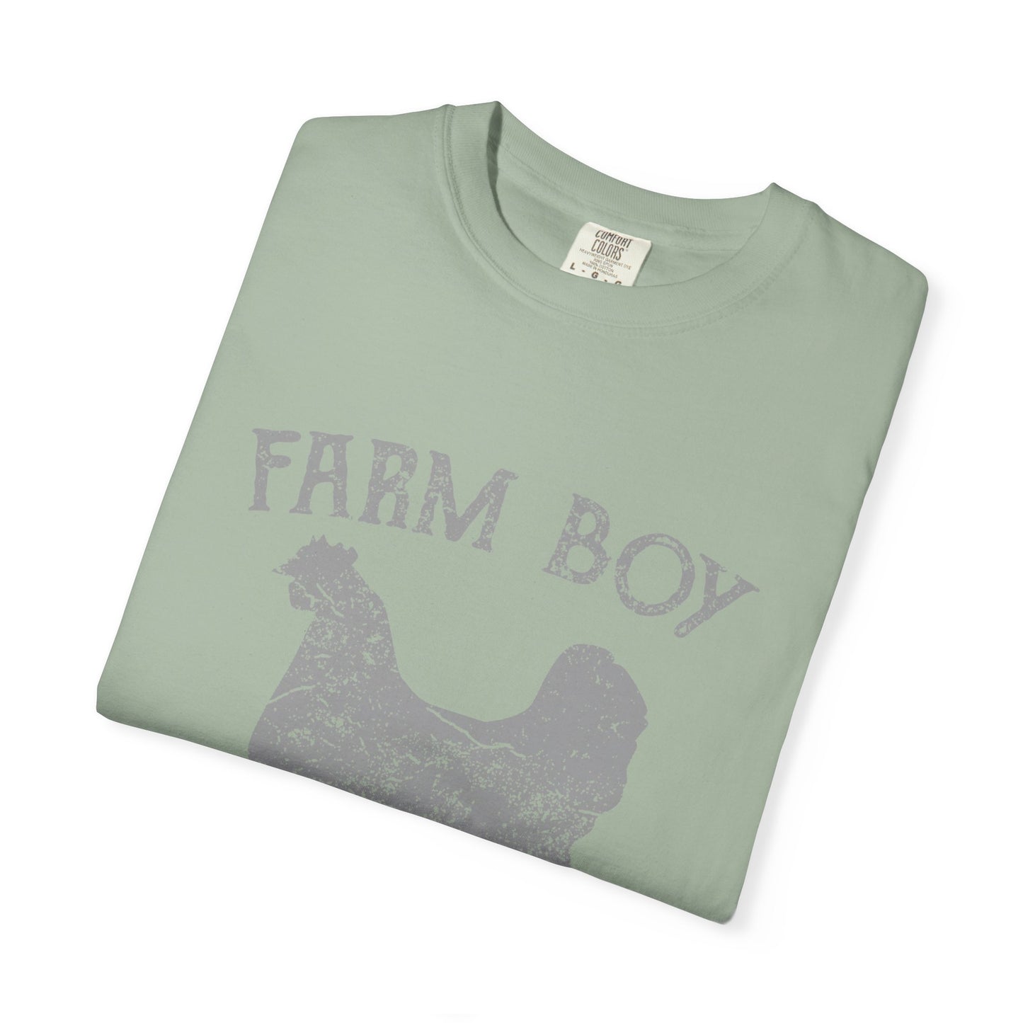 Farm Boy Rooster Garment-Dyed Heavyweight Tee