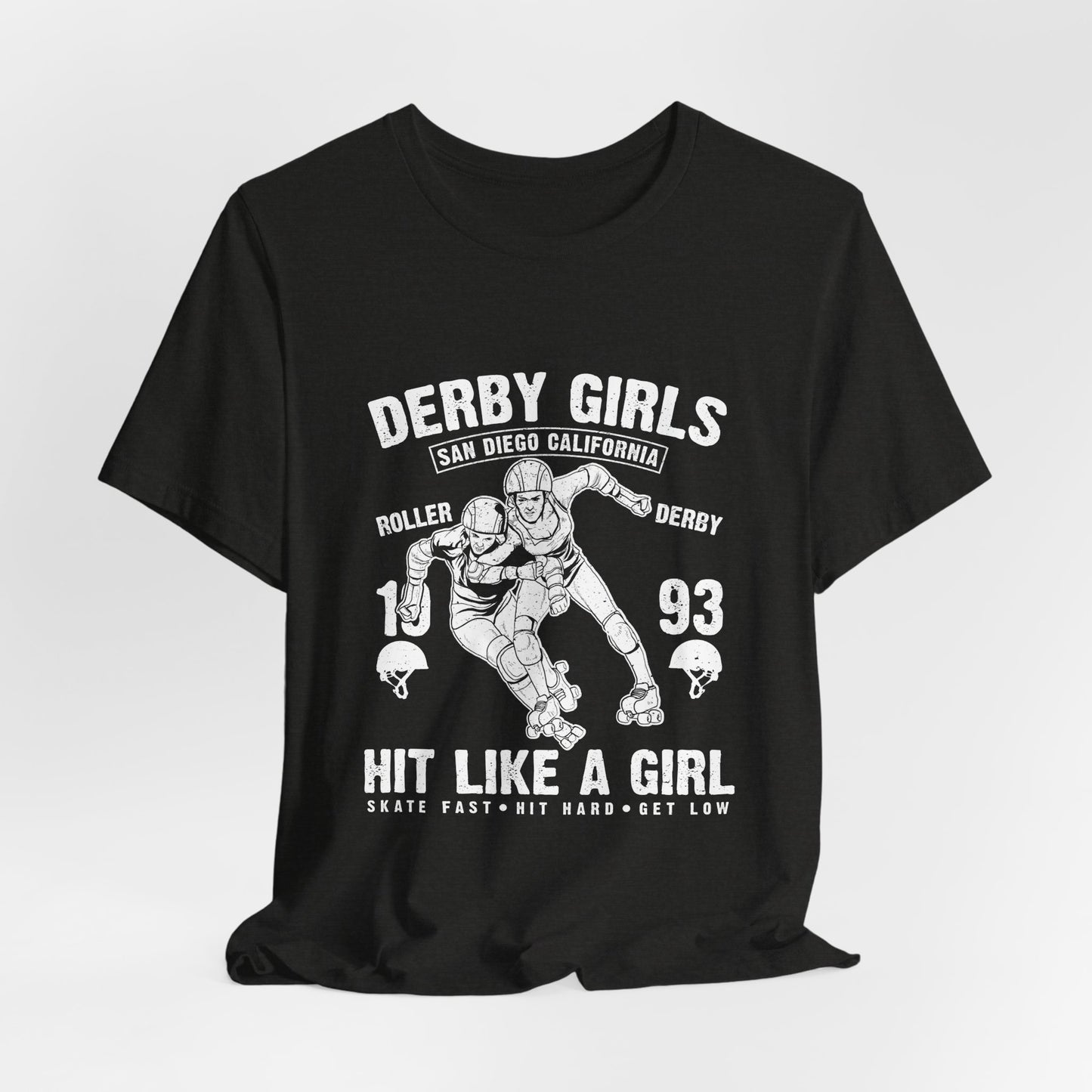 Derby Girls T-Shirt Roller Skating Gift Tee