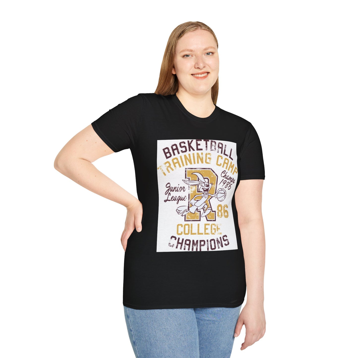 Retro Hoops Bunny Tee