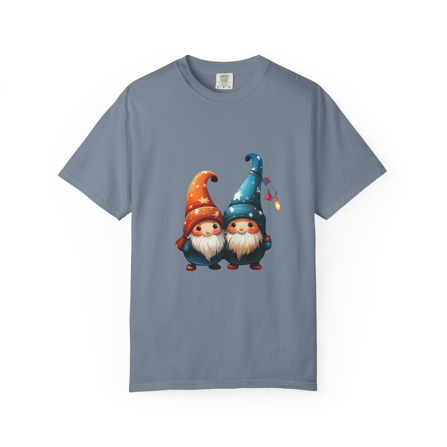 Gnome Couple Christmas Garment-Dyed Tee Lights