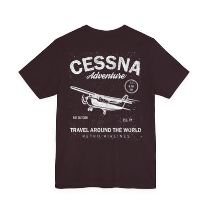 Distressed Aviation Tee for Pilots and Plane Lovers