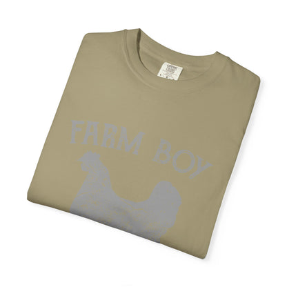 Farm Boy Rooster Garment-Dyed Heavyweight Tee