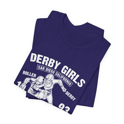 Derby Girls T-Shirt Roller Skating Gift Tee