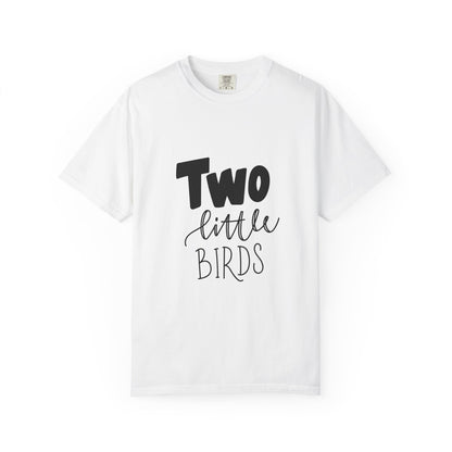 Two Little Birds Garment-Dyed 2nd Birthday Tee