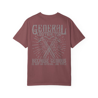 General Contractor Funny Heavyweight Tee Gift