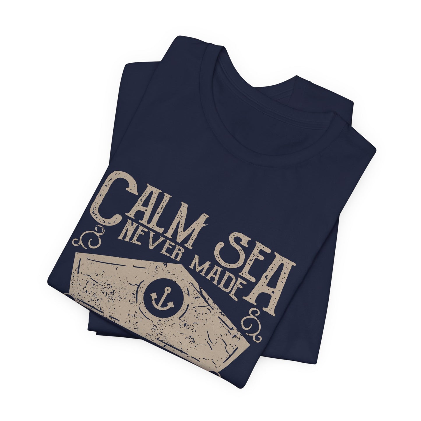 Calm Sea Skilled Sailor T-Shirt Nautical Tee
