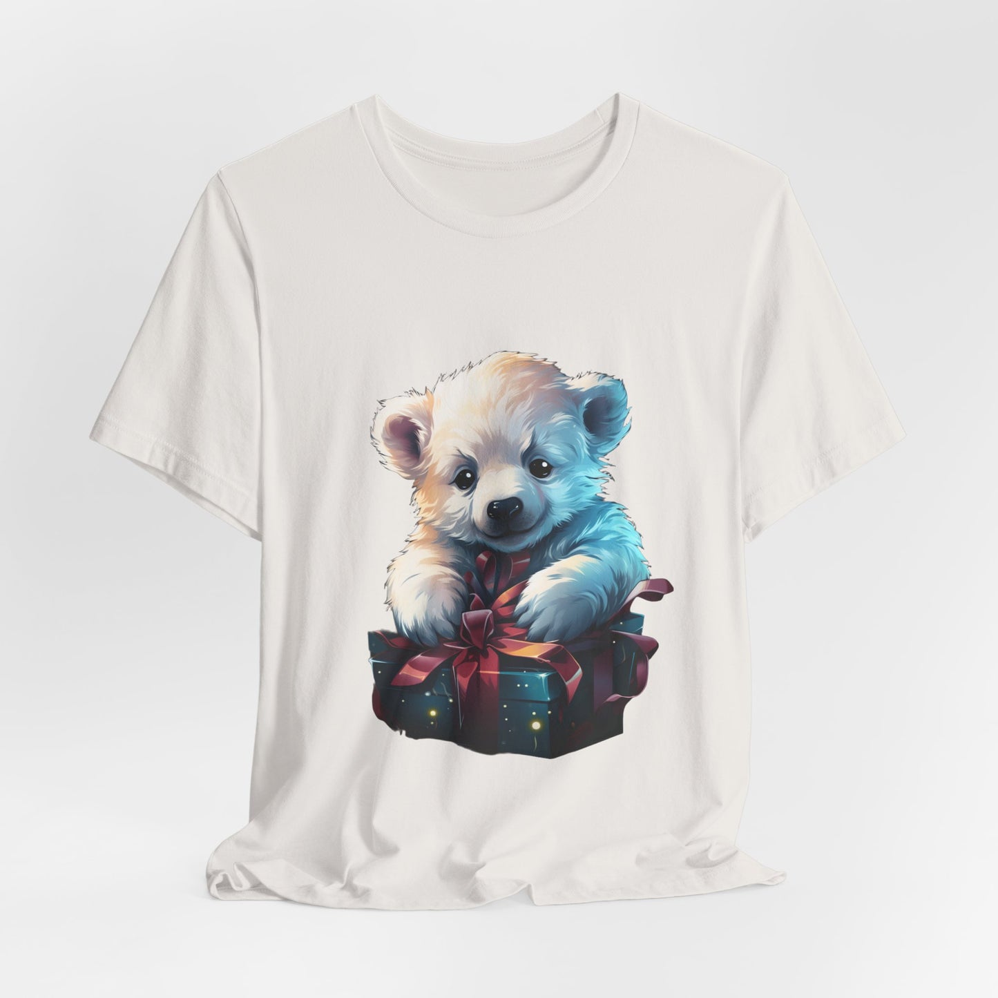 Cute Polar Bear Christmas T-Shirt Gift Tee