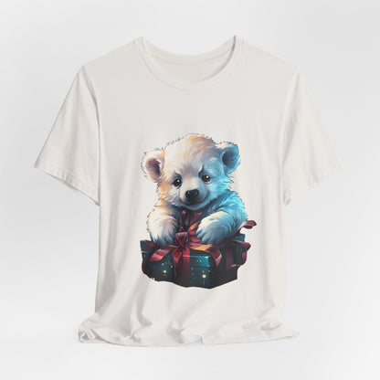 Cute Polar Bear Christmas T-Shirt Gift Tee