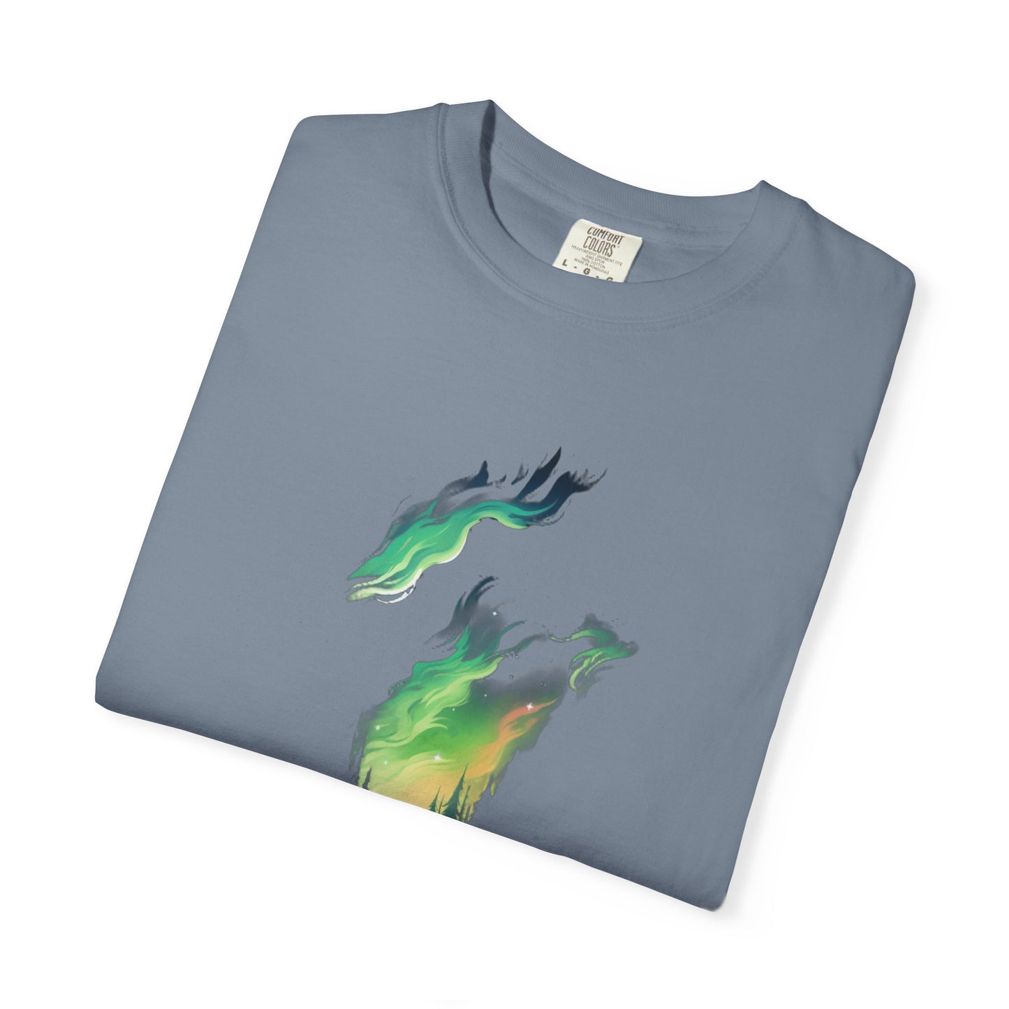 Northern Lights Forest Garment-Dyed Tee Aurora