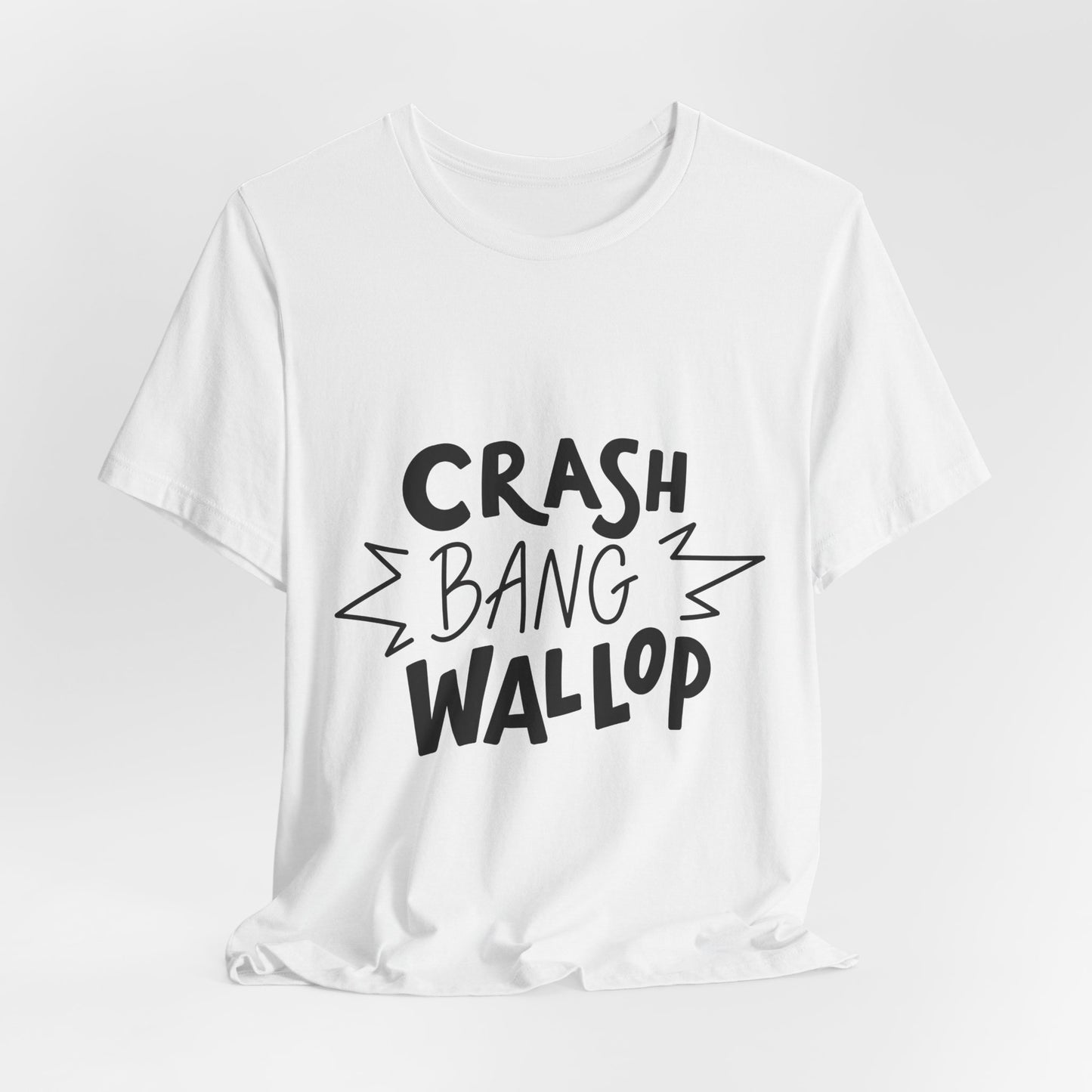 Crash Bang Wallop T-Shirt Comic Typography