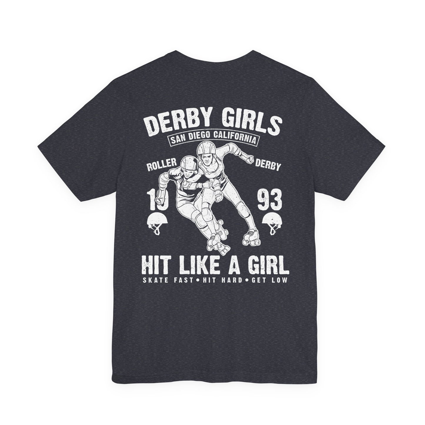 Derby Girls T-Shirt Roller Skating Gift Tee