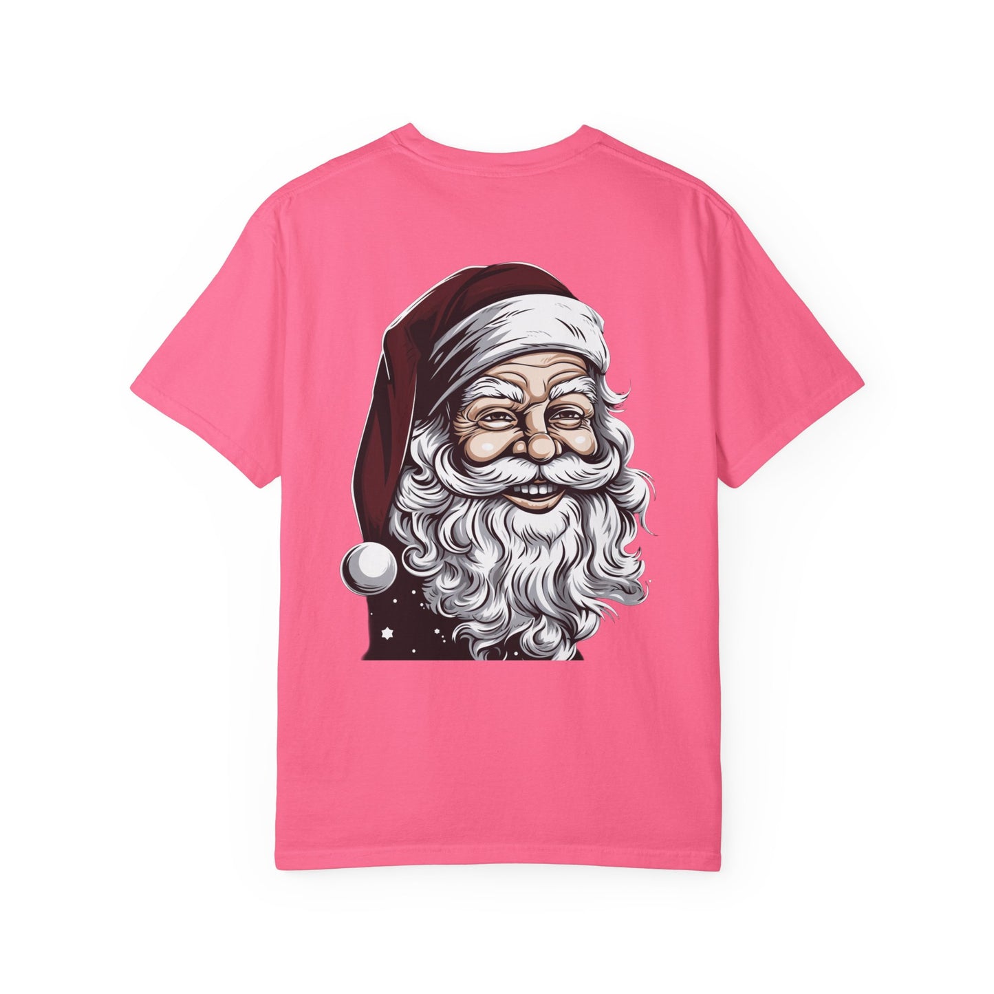 Funny Santa Claus Garment-Dyed Christmas Tee