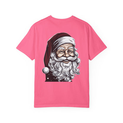 Funny Santa Claus Garment-Dyed Christmas Tee