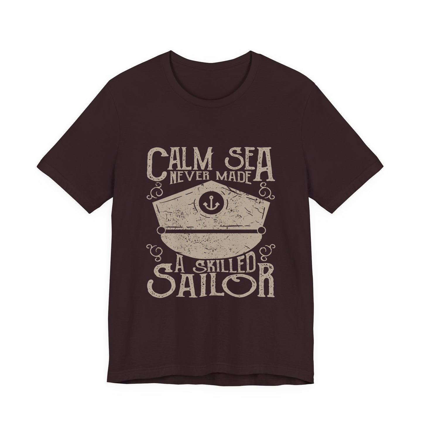 Calm Sea Skilled Sailor T-Shirt Nautical Tee