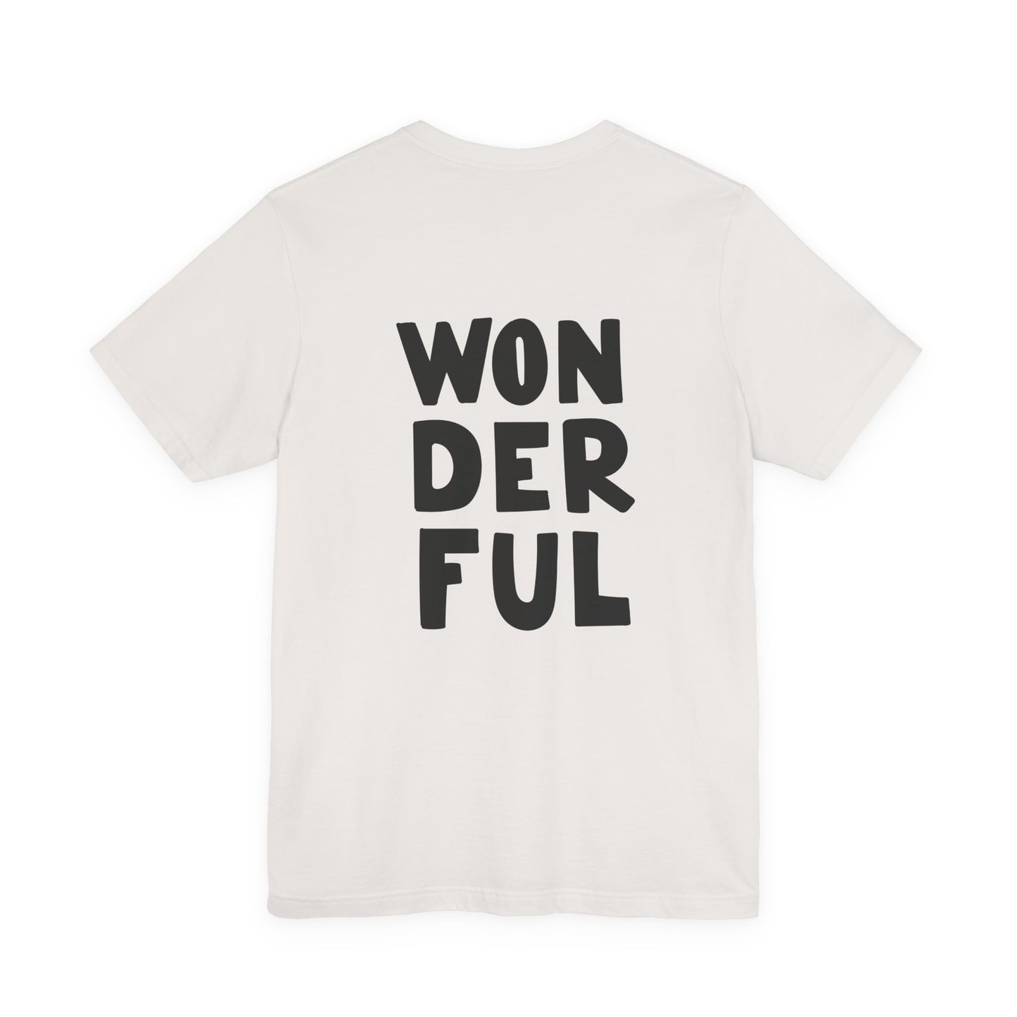 Wonderful T-Shirt Bold Typography Tee
