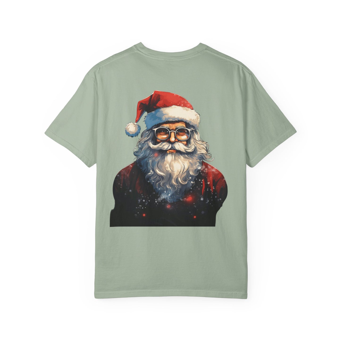 Cool Santa Claus Garment-Dyed Christmas Tee