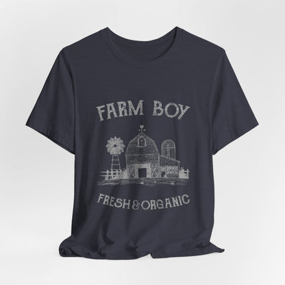 Farm Boy T-Shirt Fresh & Organic Barn Tee