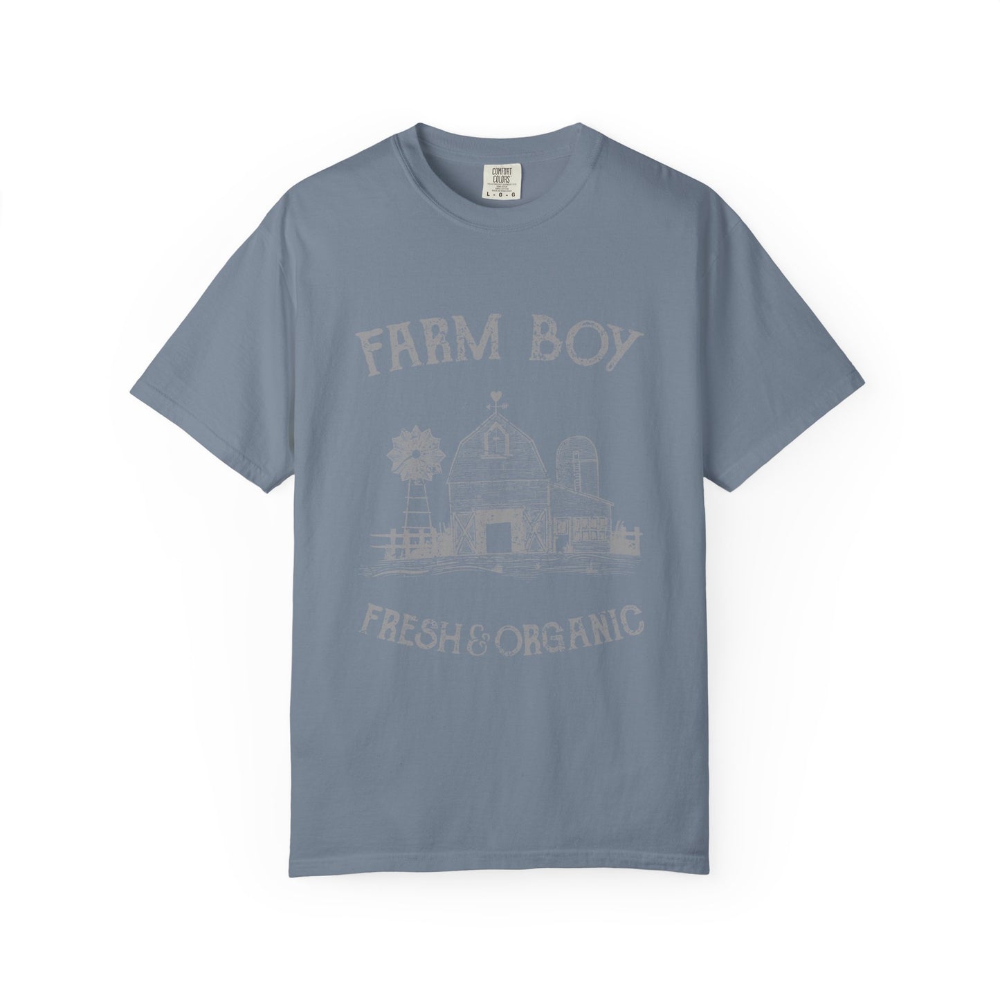 Farm Boy Tee Vintage Barn Garment-Dyed Shirt