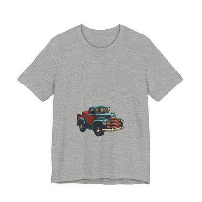 Vintage Christmas Truck T-Shirt Retro Holiday