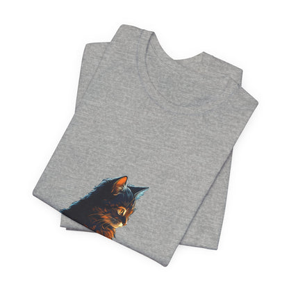 Cat by Candlelight Christmas T-Shirt
