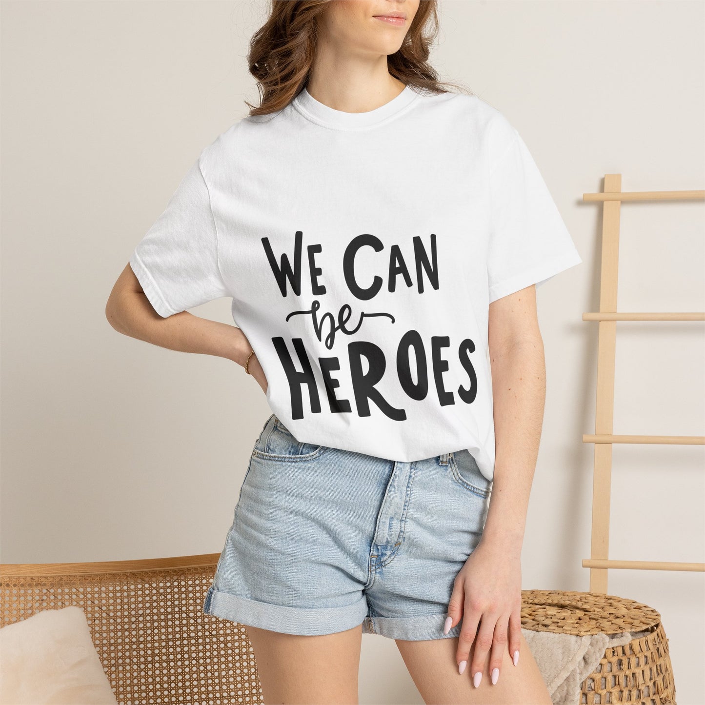 We Can Be Heroes Garment-Dyed Tee