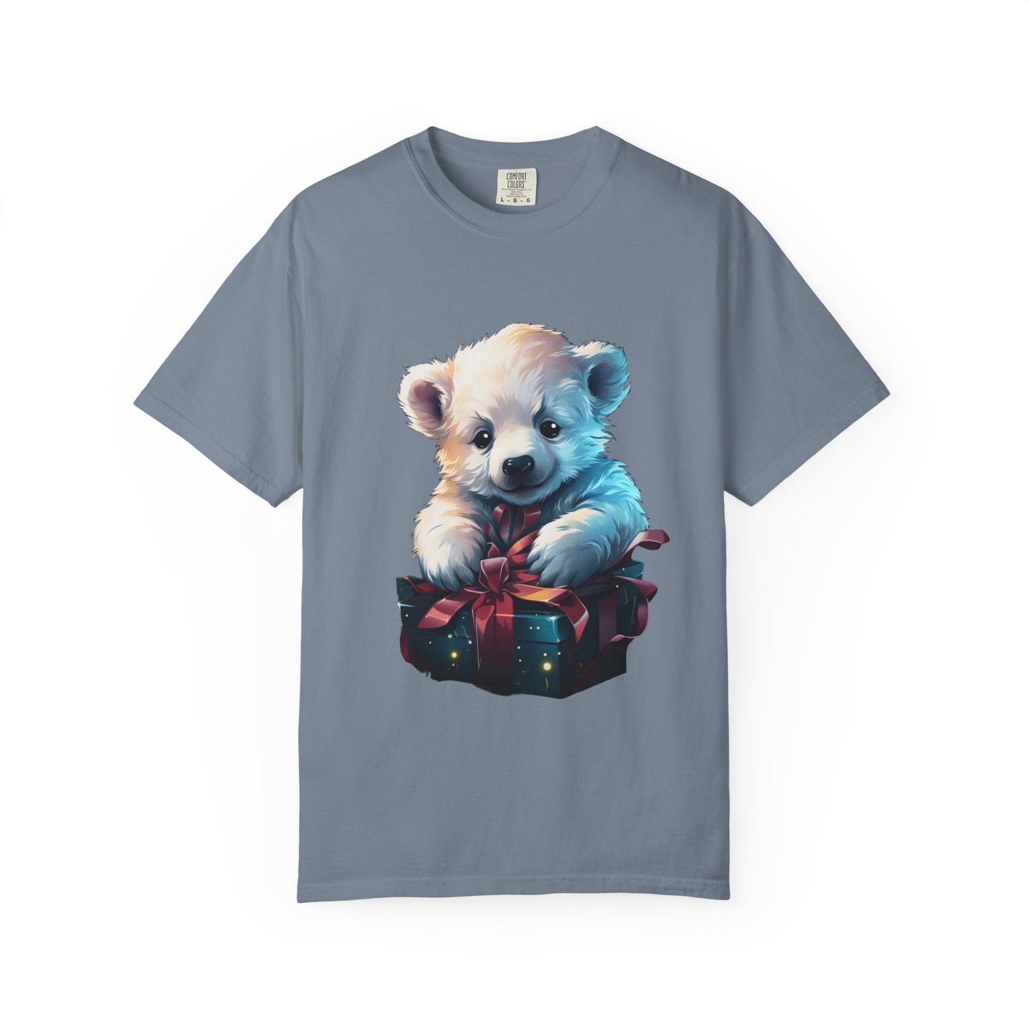 Polar Bear Christmas Garment-Dyed Tee Gift