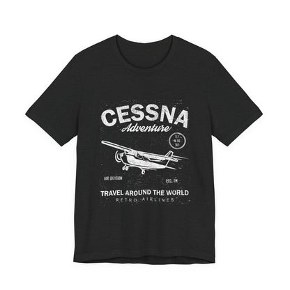 Distressed Aviation Tee for Pilots and Plane Lovers