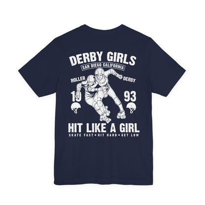 Derby Girls T-Shirt Roller Skating Gift Tee