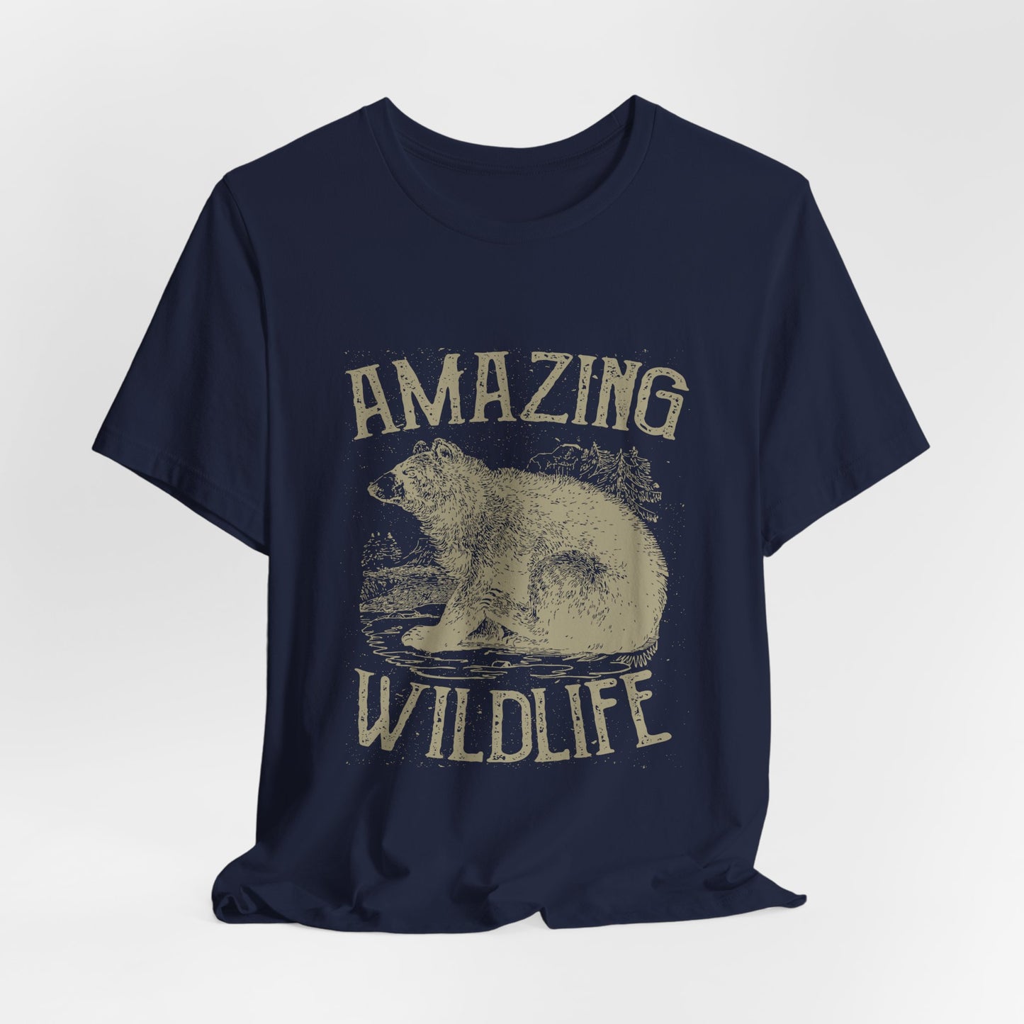 Amazing Wildlife Bear T-Shirt Vintage Outdoors