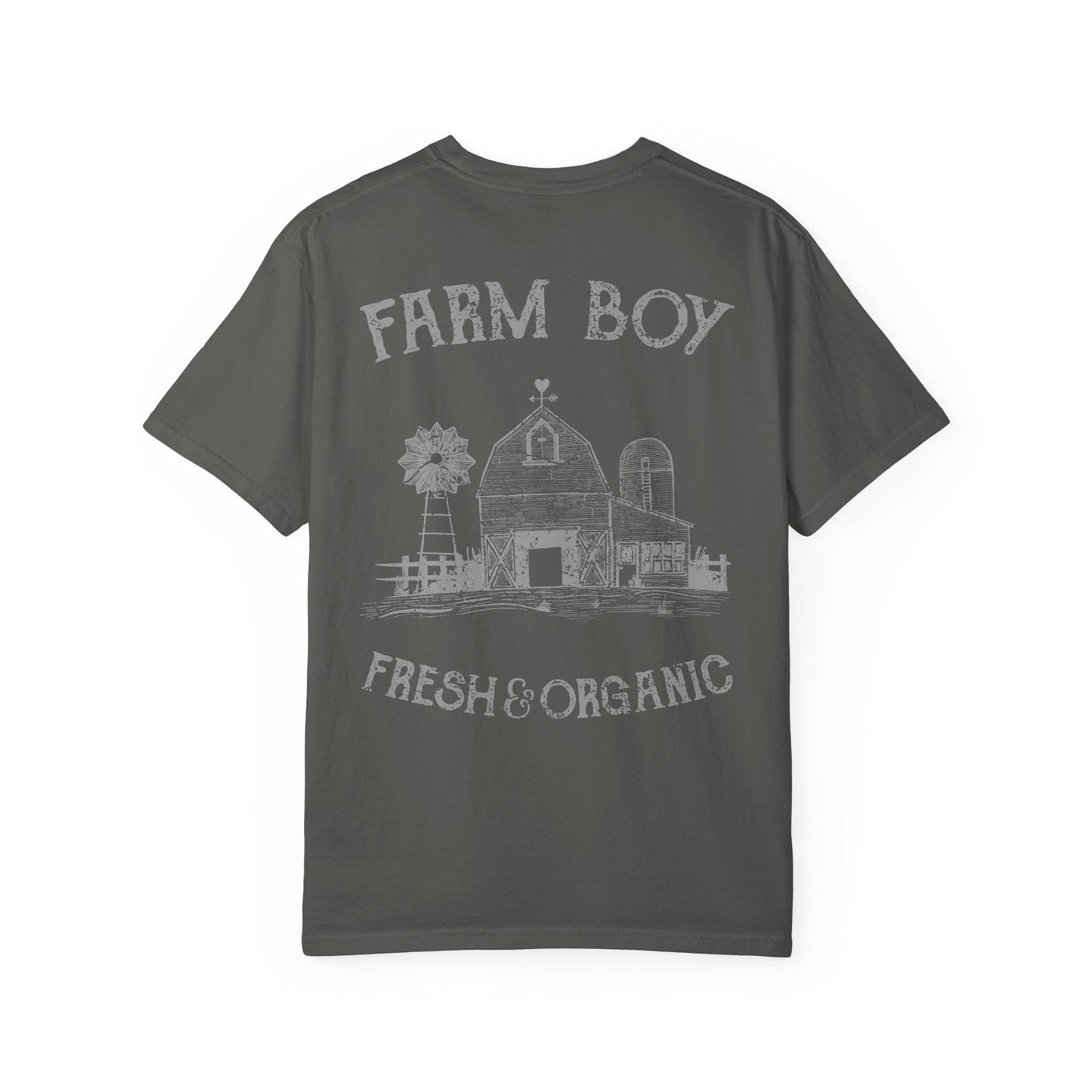 Farm Boy Tee Vintage Barn Garment-Dyed Shirt