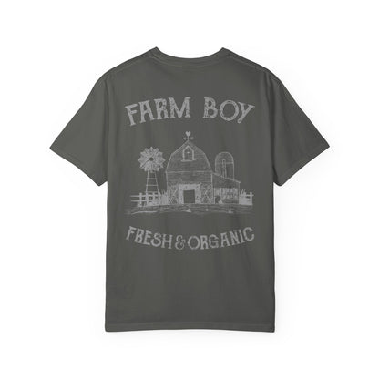 Farm Boy Tee Vintage Barn Garment-Dyed Shirt