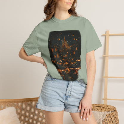 Magical Christmas Village Garment-Dyed Tee