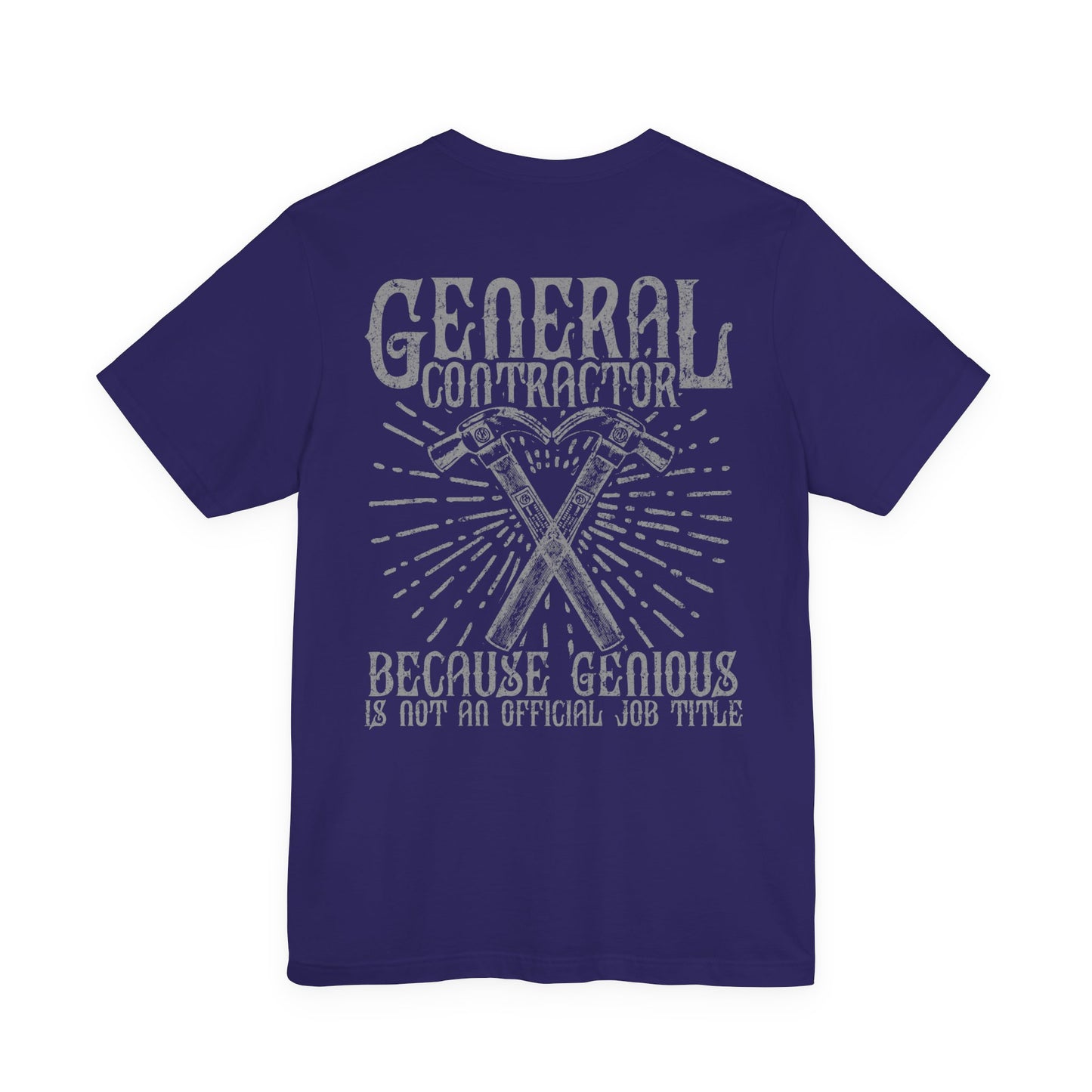 General Contractor Funny T-Shirt Genius Gift
