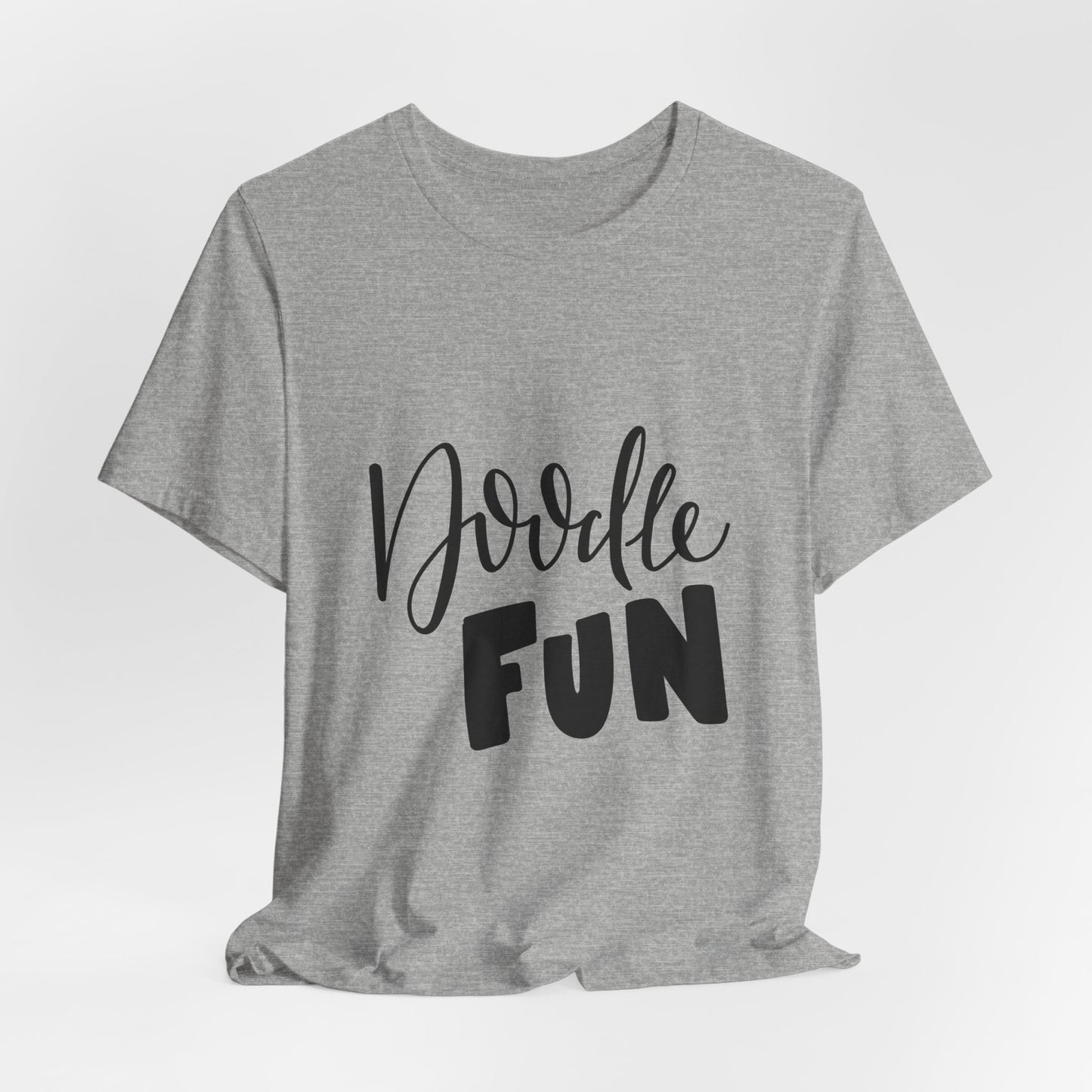 Doodle Fun T-Shirt Hand Lettered Artist Tee