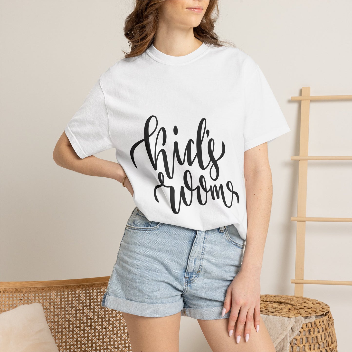 Kid's Room Calligraphy Heavyweight Tee