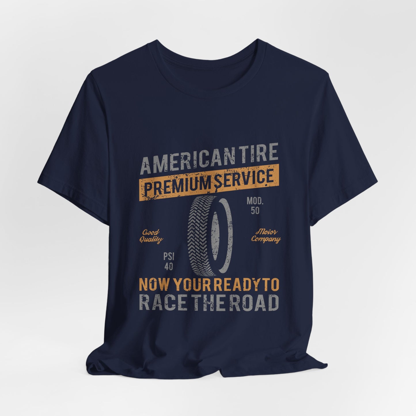 Retro American Tire T-Shirt Race the Road