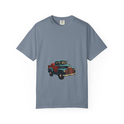 Vintage Christmas Truck Garment-Dyed Tee Holiday