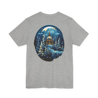 Snow Globe Christmas T-Shirt Winter Village Tee