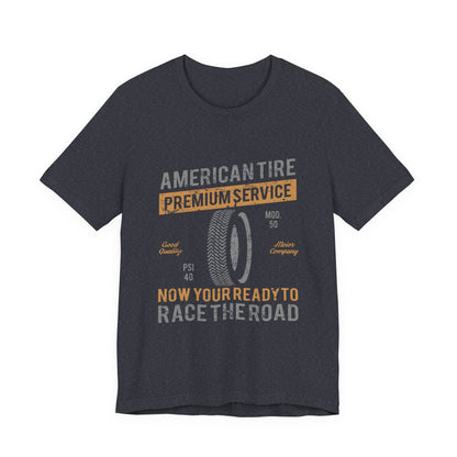 Retro American Tire T-Shirt Race the Road