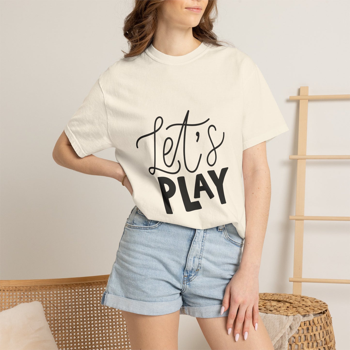 Let's Play Kids Garment-Dyed Heavyweight Tee