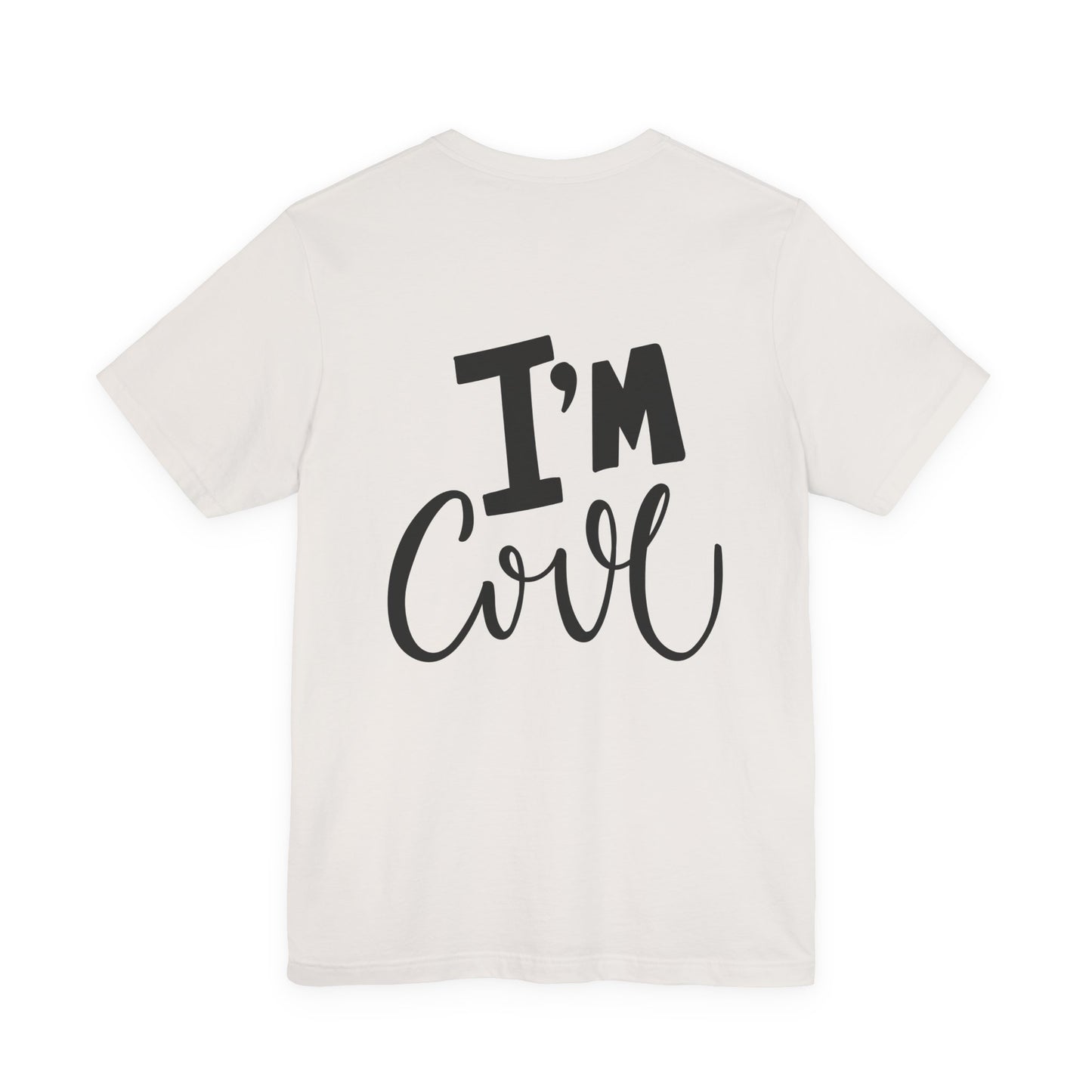 I'm Cool Tee Funny Kids Typography T-Shirt